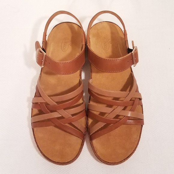 Chaco Shoes - CHACO LEATHER "FALLON" SANDALS